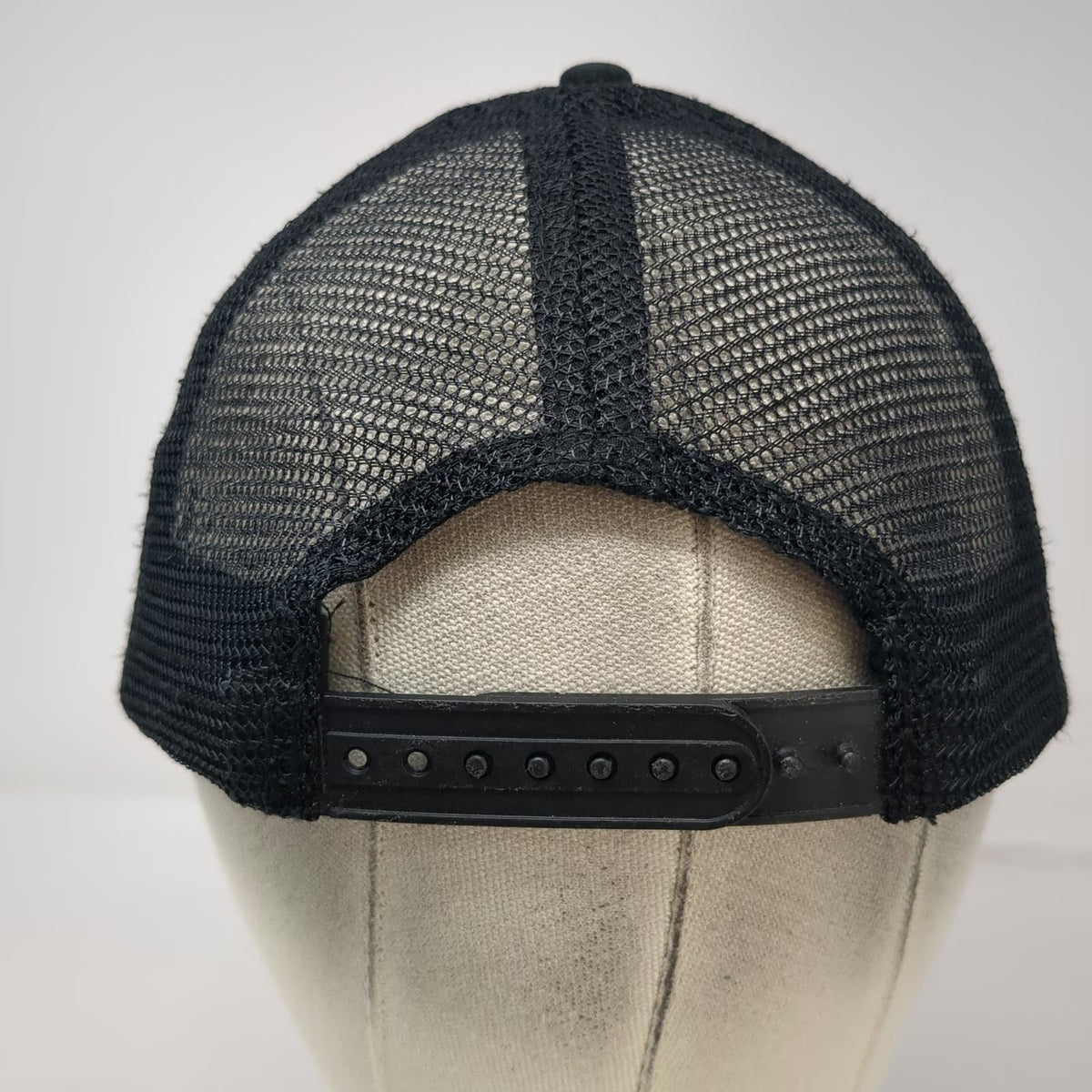 Freddy's Trucker Hat Black One Size Mesh Snapback Embroidered Logo Steakburger