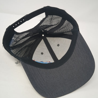 Conflict At Carver Champion Snapback Trucker Hat Gray One Size Mesh Back