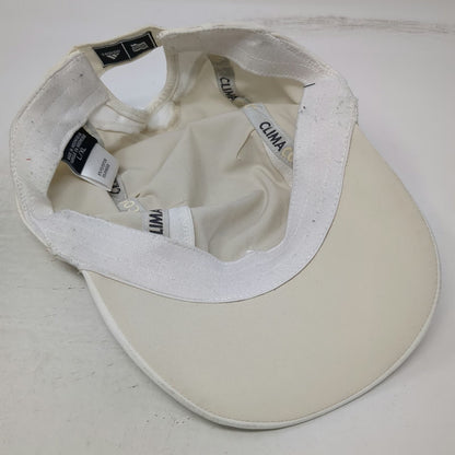 adidas Baseball Cap Beige L/XL ClimaCool Mesh Strapback Embroidered Logo hat
