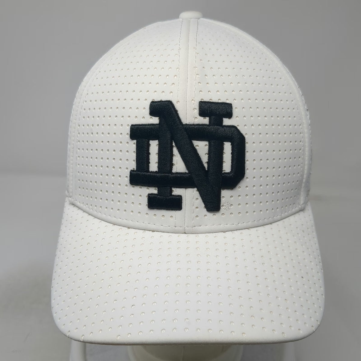 Notre Dame Fighting Irish NCAA Top of the World Hat White One Size Stretch Fit