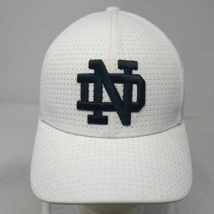 Notre Dame Fighting Irish NCAA Top of the World Hat White One Size Stretch Fit
