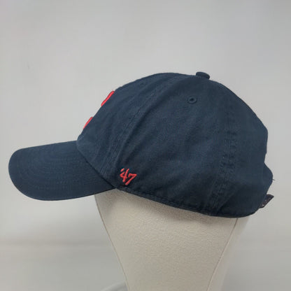 '47 Brand Men's Slideback Hat Blue OSFA Embroidered Cleveland Indians Logo