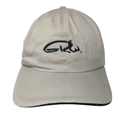 Monogram Slideback Hat Tan OSFA Adjustable Embroidered Vent Holes