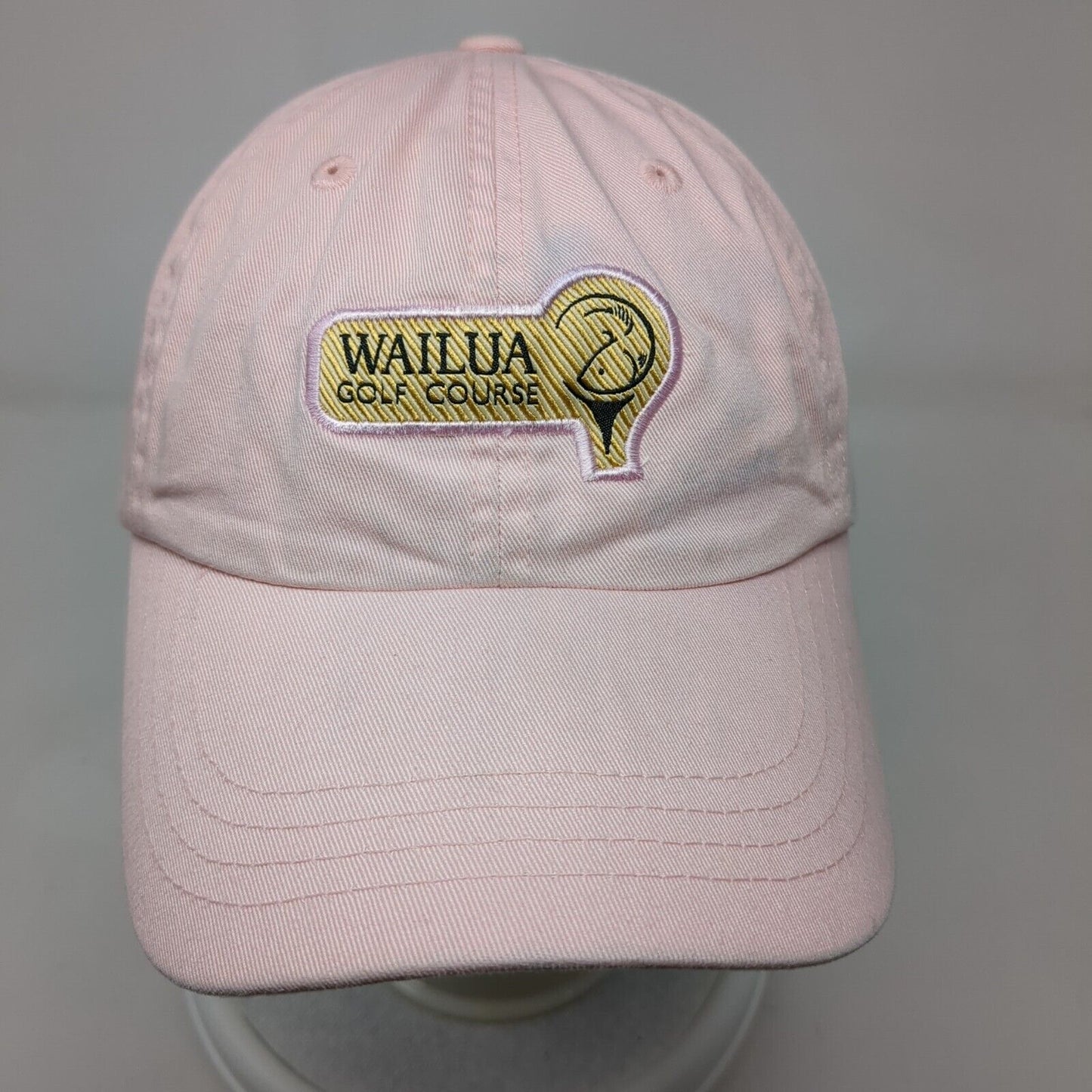 Wailua Golf Course Slideback Hat Pink One Size Adjustable Embroidered Imperial
