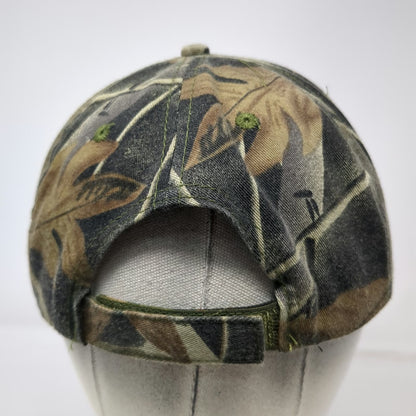 Camo Baseball Cap Green One Size Feather Indigenous Native American Pattern Hat