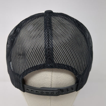 Richardson Snapback Rope Trucker Hat Black One Size Colorblock Blank