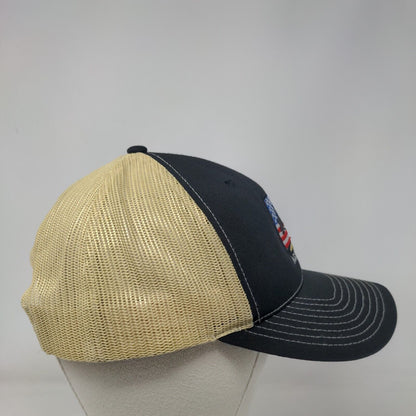 AG America Snapback Mesh Back Trucker Hat Black One Size Richardson