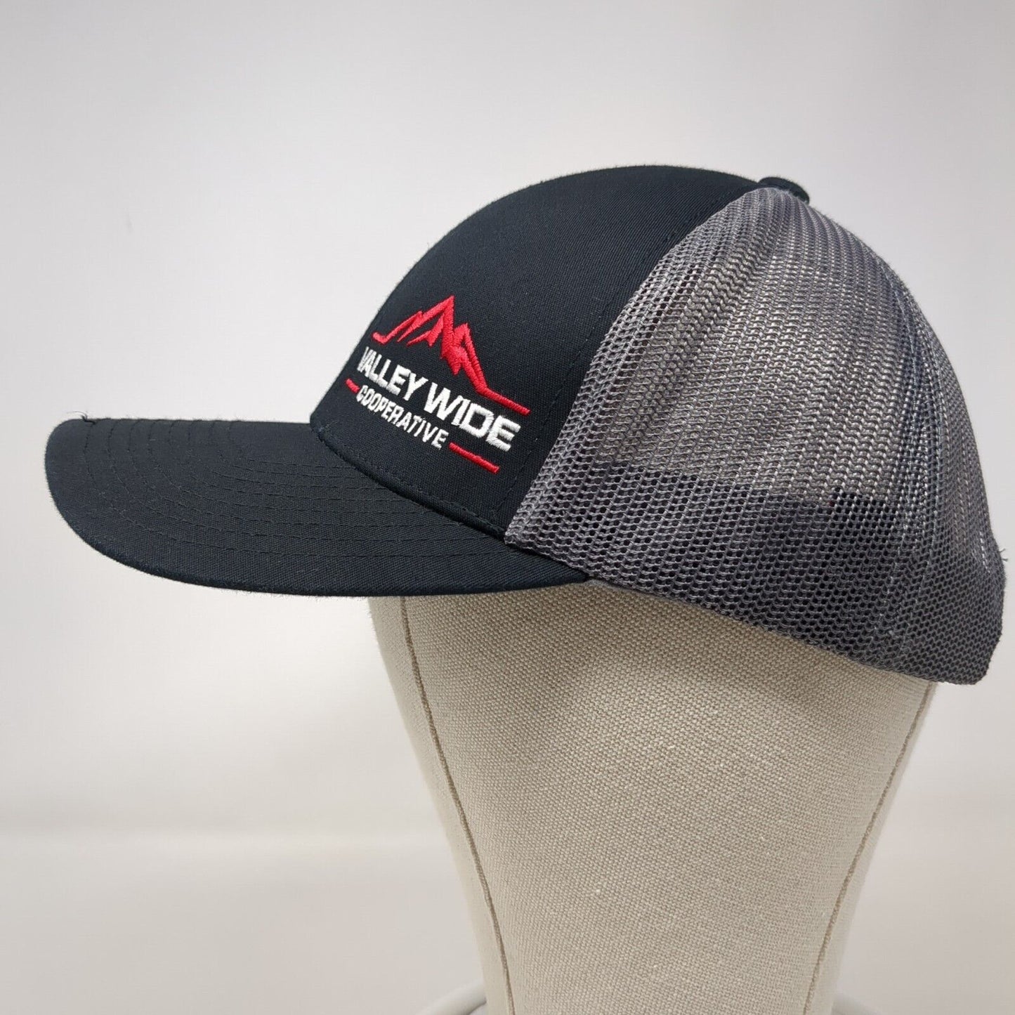 Valley Wide Cooperative Snapback Trucker Hat Black OSFA Colorblock