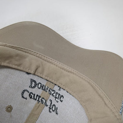 NLM Center for Domestic Preparedness Hat Beige Baseball Cap One Size Logo