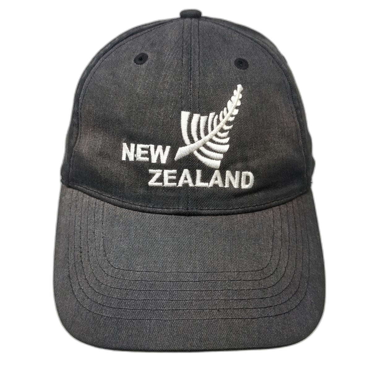 Baseball Cap Gray One Size New Zealand Silver Fern Embroidered Hat Strapback