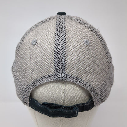 Yellowstone Dutton Ranch Strapback Trucker Hat Black One Size Mesh Back