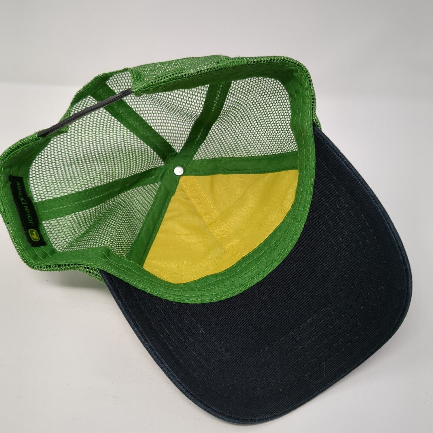 John Deere Snapback Mesh Back Trucker Hat Multi One Size Embroidered