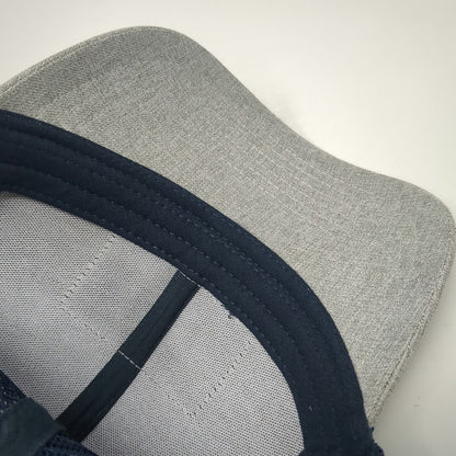 C-A-L Ranch Stores Trucker Hat Gray Blue One Size Mesh Back Snapback Patch Logo
