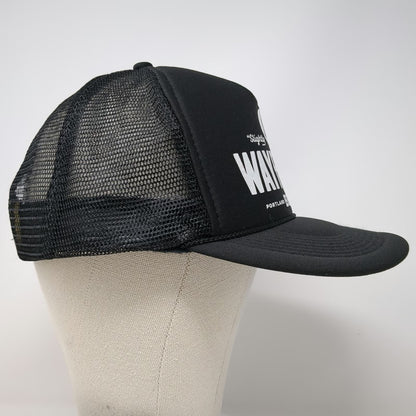 Otto Trucker Hat Black One Size Wayfinder Beer Portland Oregon Brewery Snapback