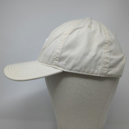 Adidas Baseball Cap Beige One Size Trefoil Logo Slideback Gray Undervisor Hat