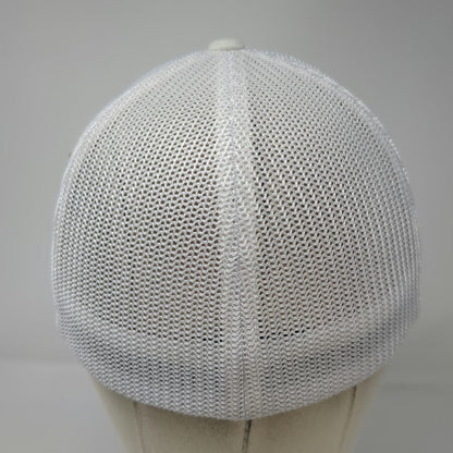 Yupoong Atlantic Home Loans Baseball Cap White Blue Orange One Size Mesh Hat