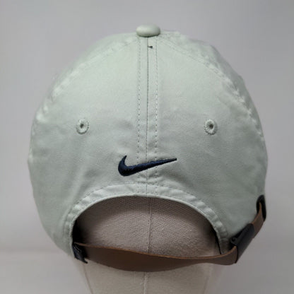 Nike Swoosh Slideback Hat Green OSFM Heritage 86 Dri-Fit Leather Strap