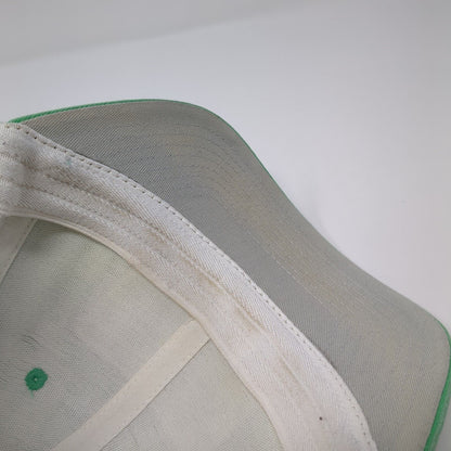 Columbia Fish Flag Fitted Trucker Hat Green S/M Lightweight Mesh Back 6 Panel