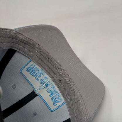 Ride On Dads Fitted Hat Gray L-XL Embroidered Riding For The Cure