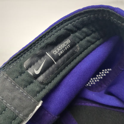 Nike LSU Tigers NCAA Purple One Size Cap Hat Classic 99 Perforated Dri-FIT Tech