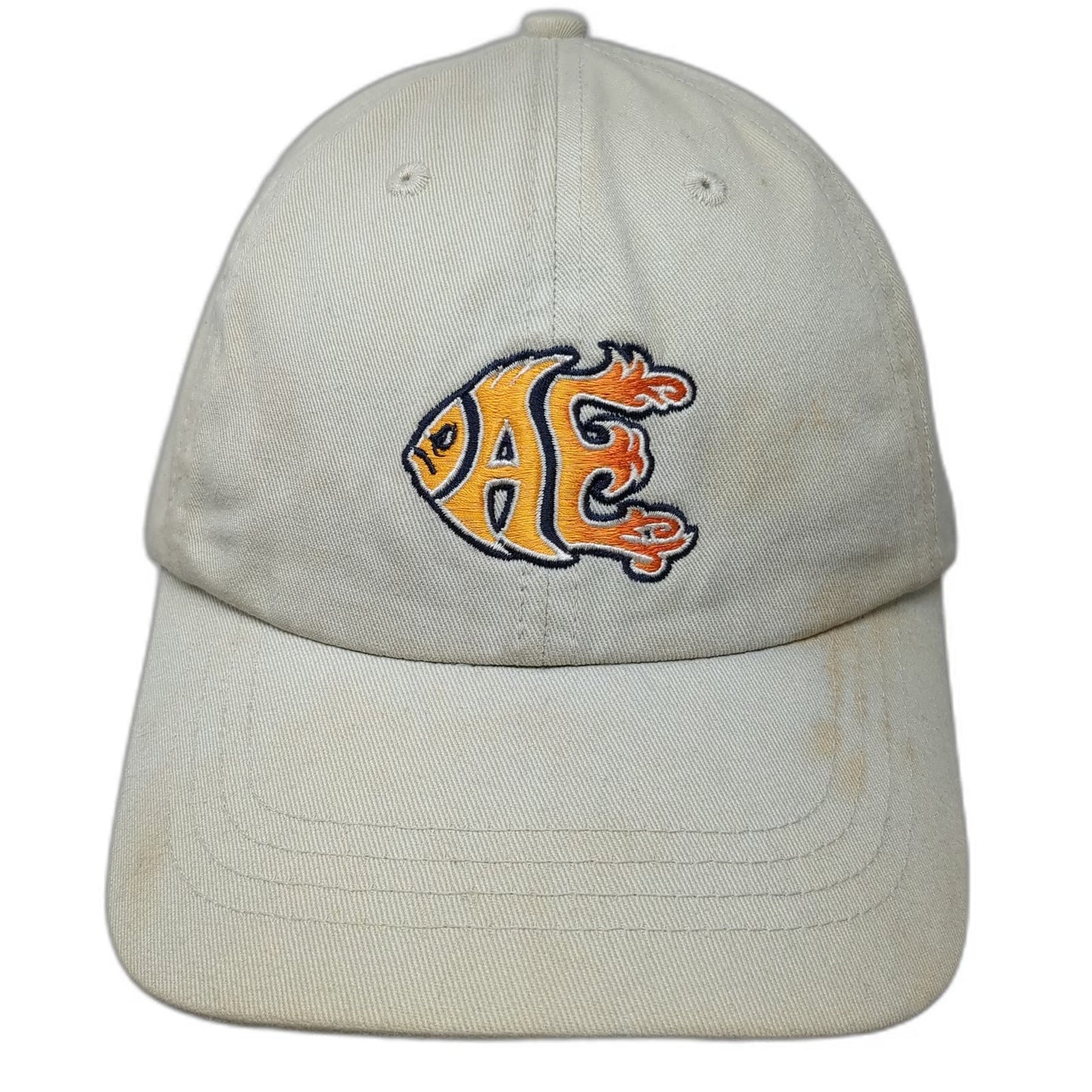 American Eagle Performance Baseball Cap Embroidered Fish Strapback Hat Vintage