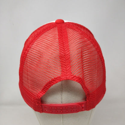 Tylor and The Train Robbers Snapback Trucker Hat Red OSFA Mesh Back Cobra