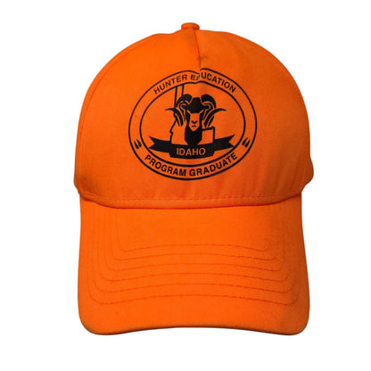 Idaho Hunter Education Program Graduate Snapback Hat Orange OSFM Otto