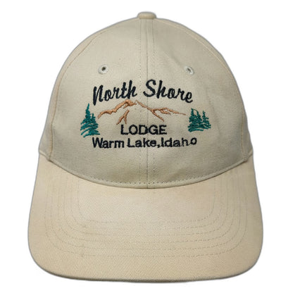 Richardson Baseball Cap Beige One Size North Shore Lodge Warm Lake Idaho Hat