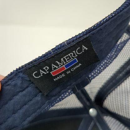 Cap America Baseball Cap Blue One Size RedBuilt Mesh Reflective Strapback Hat