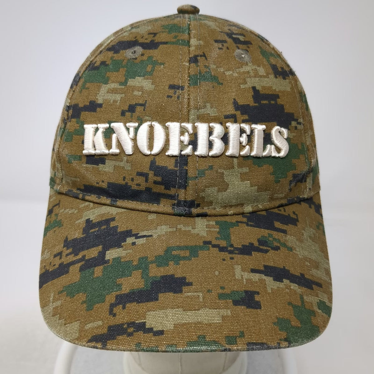 Jacobson Hat Baseball Cap Brown Digital Camo One Size Knoebels Strapback Hat