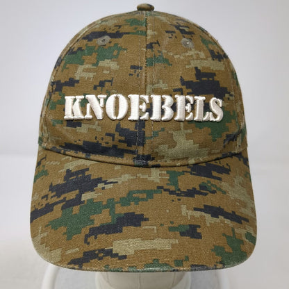 Jacobson Hat Baseball Cap Brown Digital Camo One Size Knoebels Strapback Hat