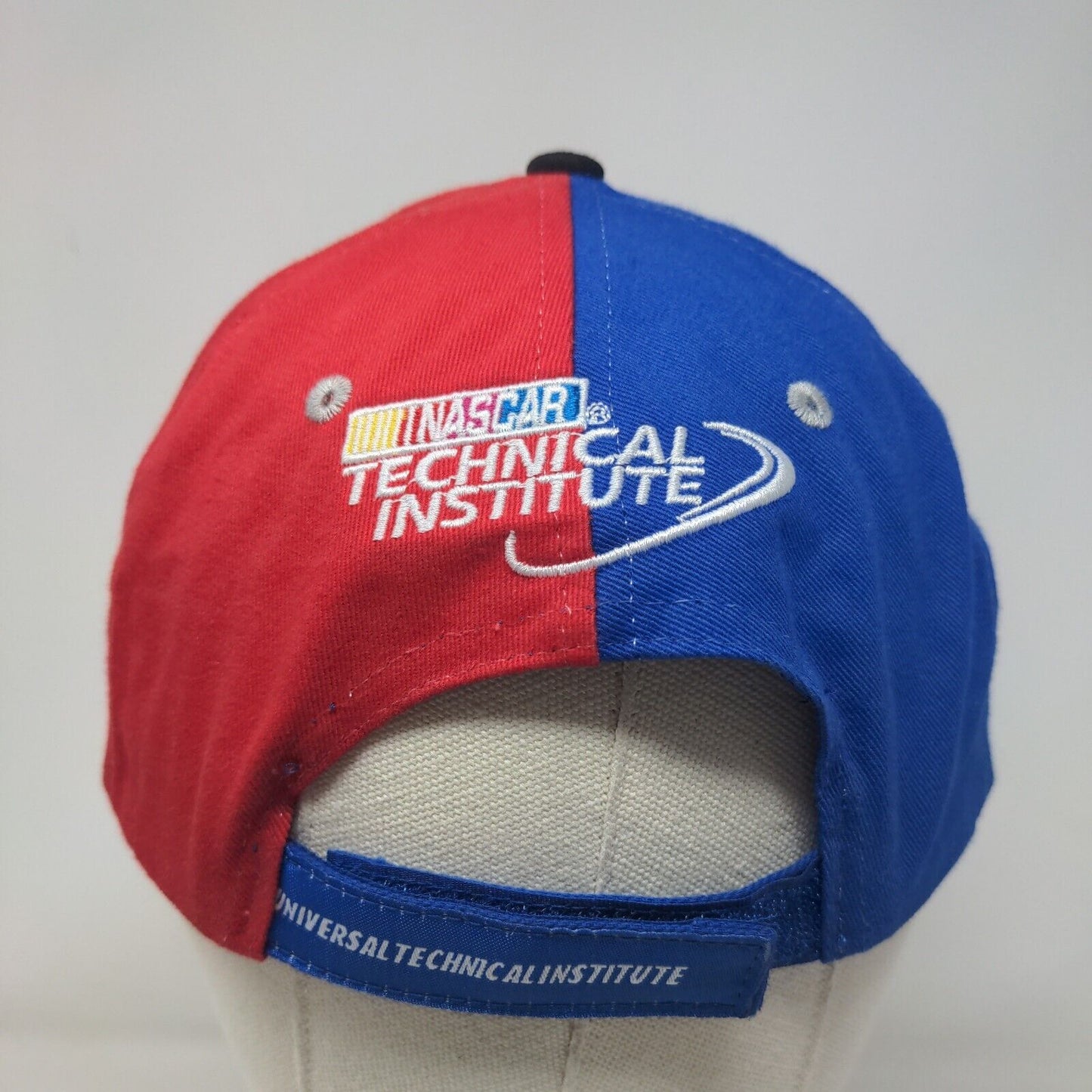 NASCAR Men's Strapback Hat Multicolor Embroidered Universal Techincal Institute