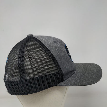 Inspiration Snapback Mesh Back Trucker Hat Gray One Size Embroidered