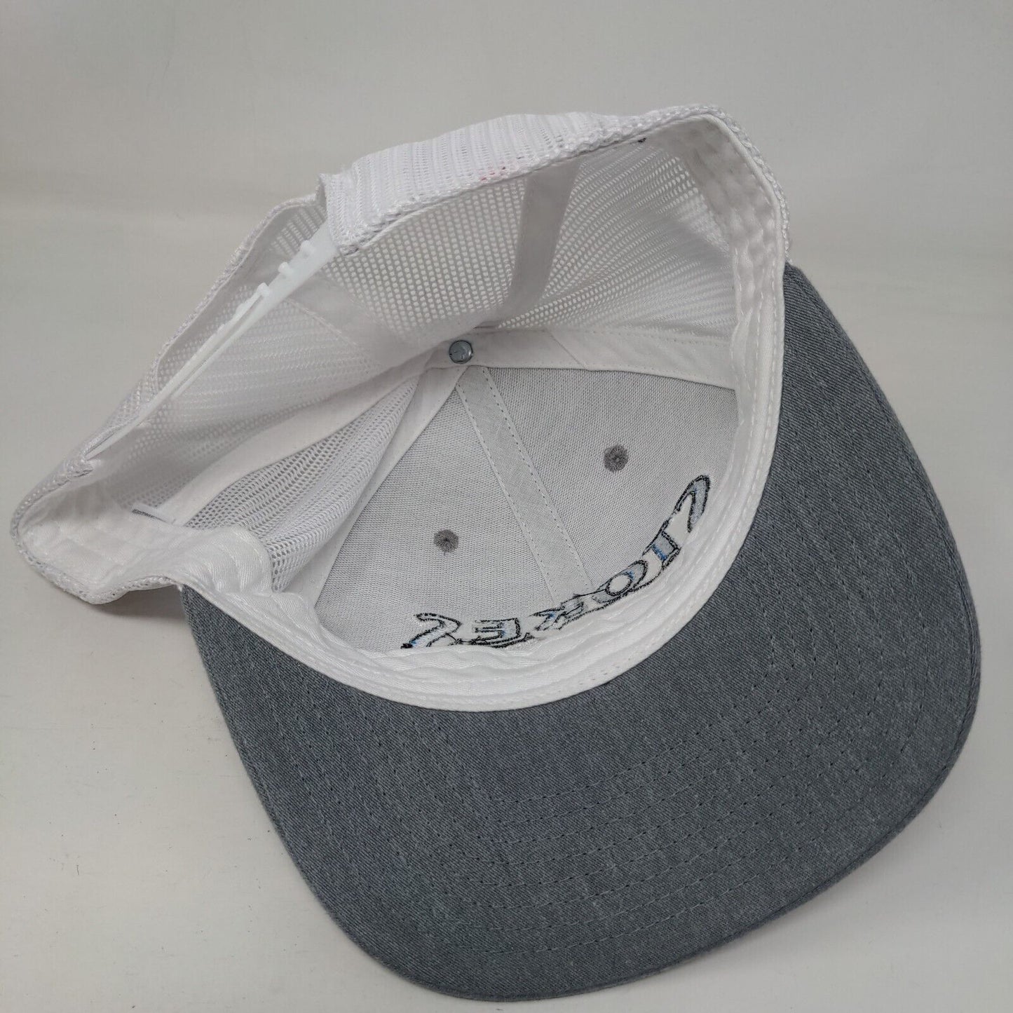 Stokes Seeds Snapback Trucker Hat Gray One Size Embroidered Richardson