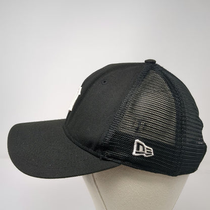 Detroit Tigers MLB New Era Trucker Hat Black One Size Snapback Mesh Embroidered