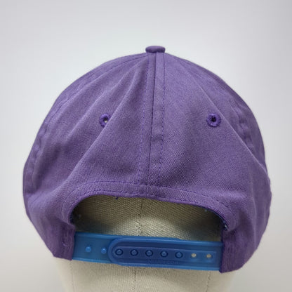 Willow Bay Marina and Cafe Purple 5 Panel One Size Snapback Hat American Falls
