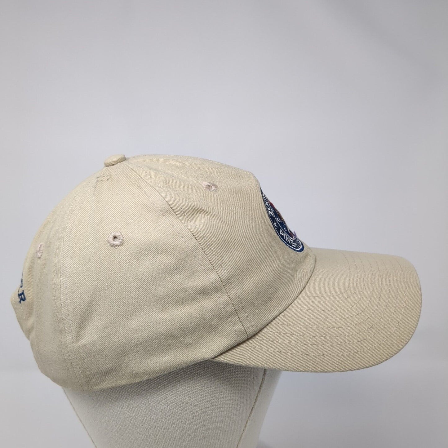 2005 US Open Pinehurst No. 2 Slideback Hat Tan One Size USGA Member