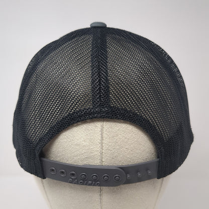 MV Kaimana Hila Snapback Trucker Hat Gray One Size Mesh Back Colorblock