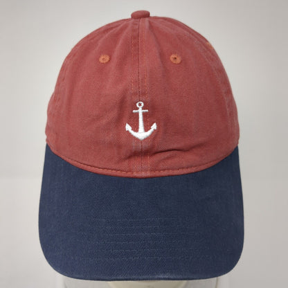 Anchor Slideback Hat Multicolor One Size Adjustable Embroidered Vented Holes