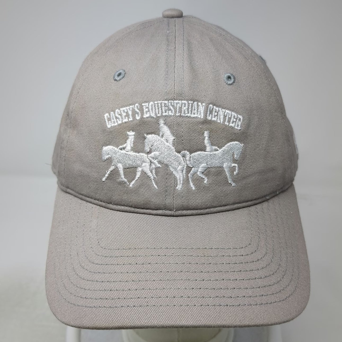 Under Armour Baseball Cap Gray One Size Casey's Equestrian Center Slideback Hat