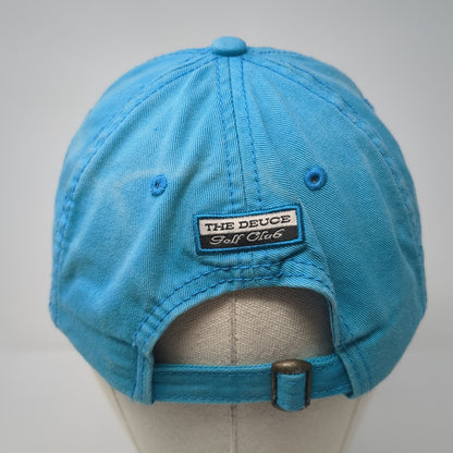 Lion Patch Slideback Hat Blue One Size Adjustable American Dry Goods