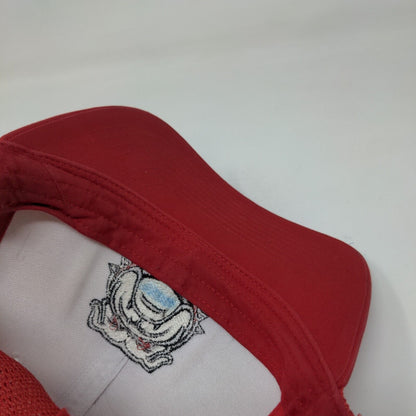 Georgia Bulldogs Snapback Trucker Hat Red OS Adjustable Mesh Back Richardson