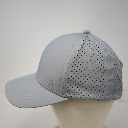 Gap Baseball Cap Gray One Size Perforated Laser Cut Ventilation Strapback Hat