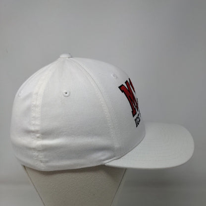Port Authority Men's Fitted Hat S-M Embroidered MSU Ice Hockey Logo Cotton Blend