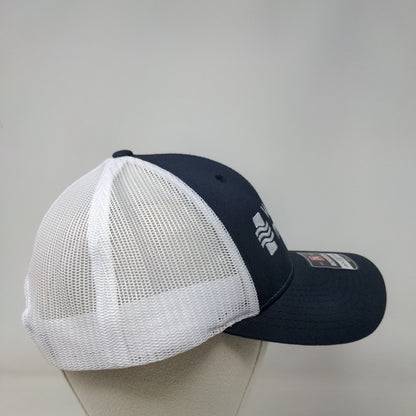 Water Mission Snapback Mesh Back Trucker Hat Blue M/L Colorblock
