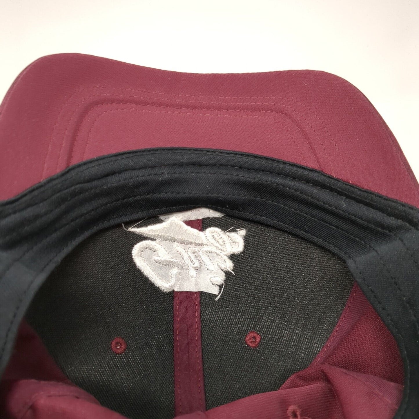 Griz Football Strapback Hat Red OS Embroidered Swoosh Classic99 Nike Dri-Fit