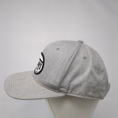 VANS Off The Wall Since 1966 Snapback Hat Gray One Size Adjustable Embroidered