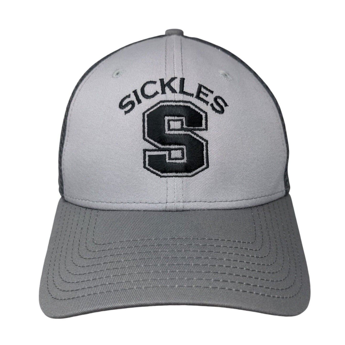 Sickles Mesh Back Fitted Hat Gray Small-Medium Embroidered Colorblock
