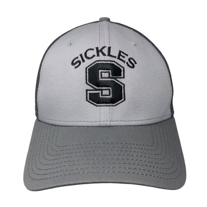 Sickles Mesh Back Fitted Hat Gray Small-Medium Embroidered Colorblock