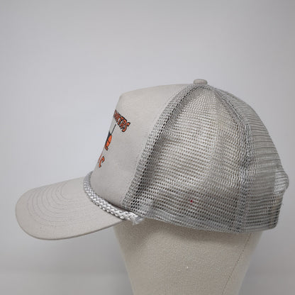 Holy Smokers GUMC Snapback Rope Trucker Hat Gray Mesh Back Cobra